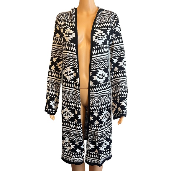 Aztec Longline Cardigan - Picture 1 of 4